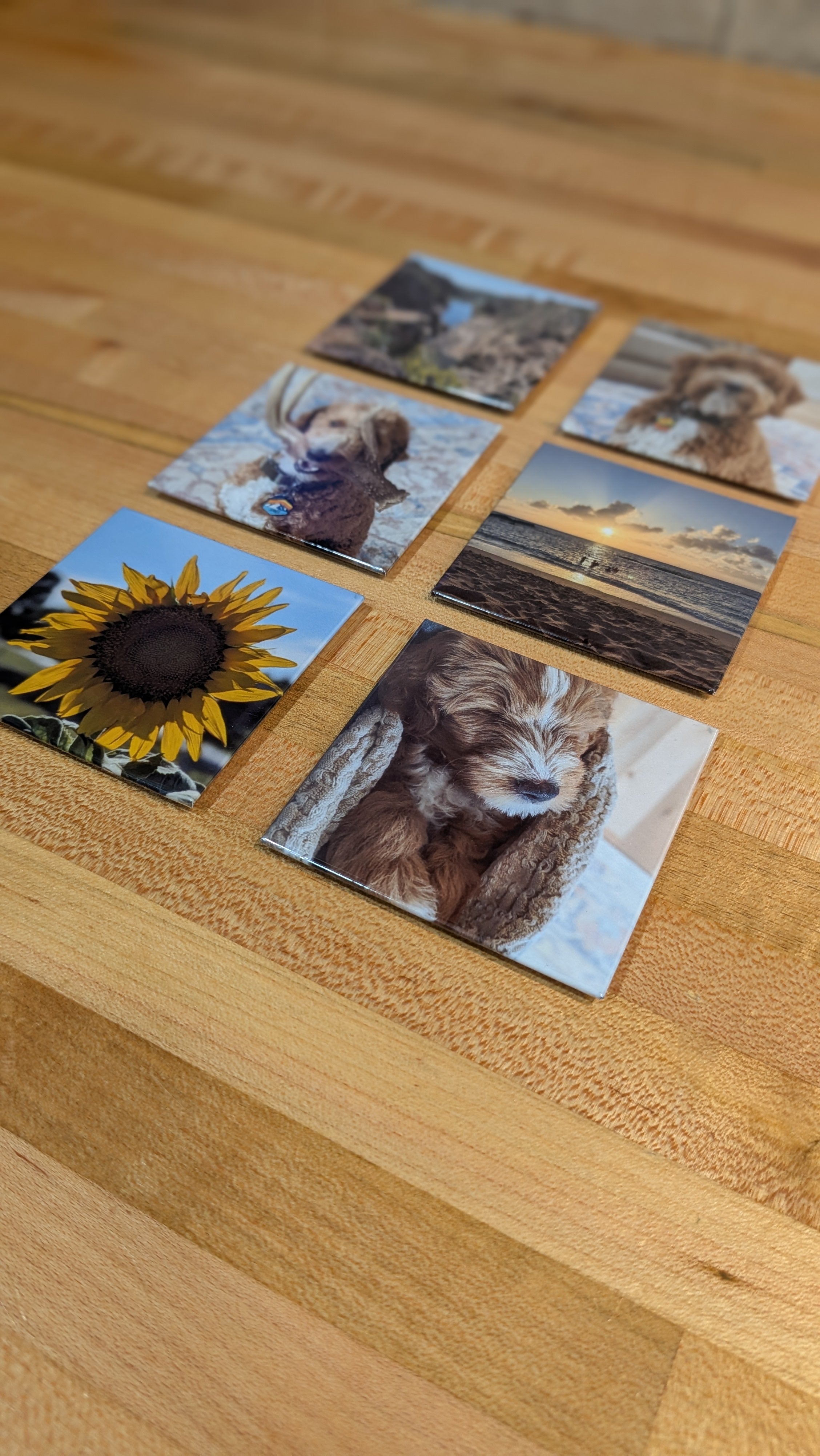 Custom photo magnet a personalized gift for weddings, events, or any special moment.