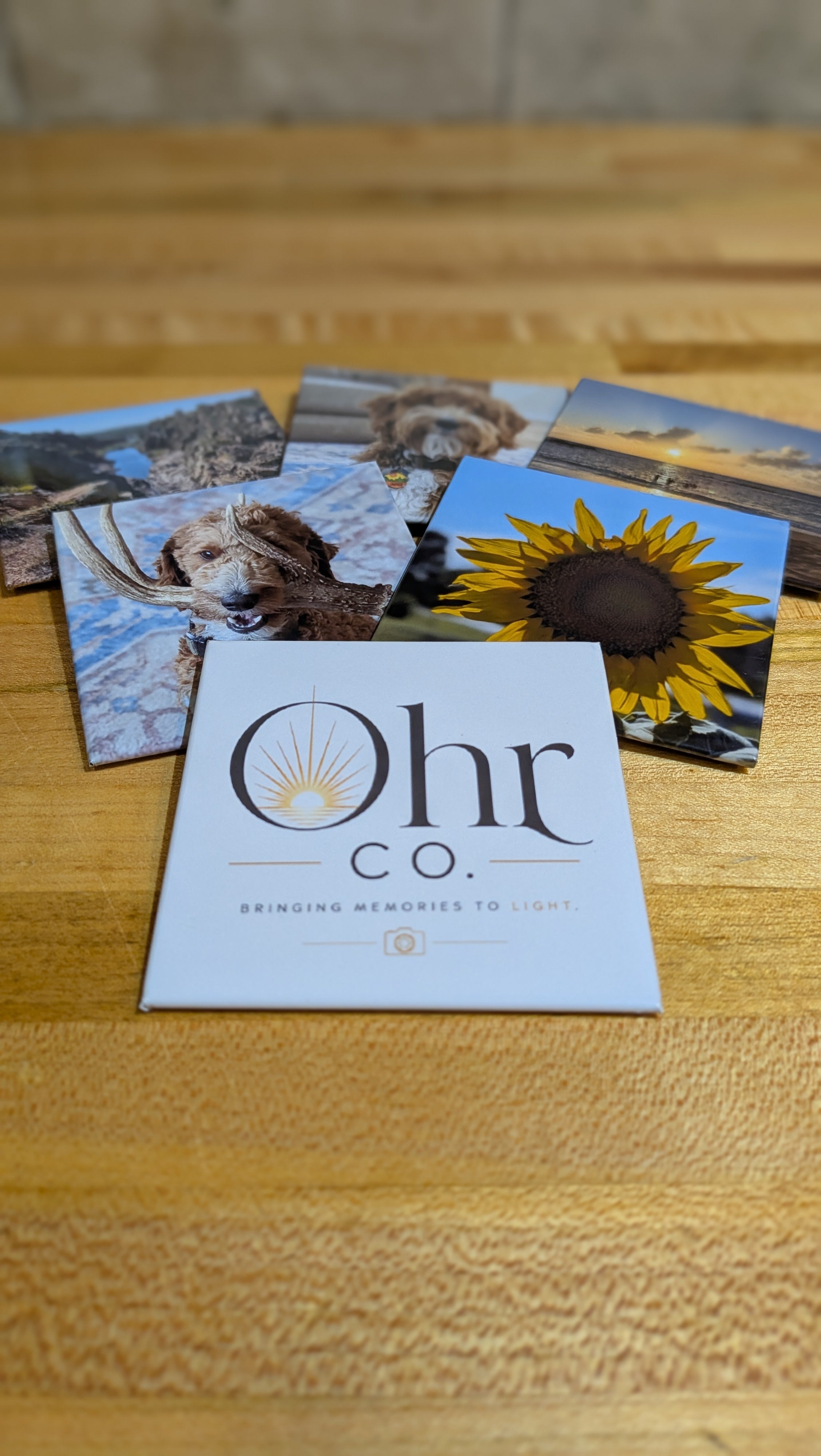 Custom photo magnet a personalized gift for weddings, events, or any special moment.